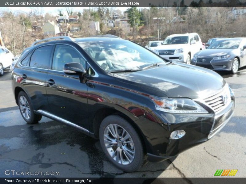 Stargazer Black / Black/Ebony Birds Eye Maple 2013 Lexus RX 450h AWD