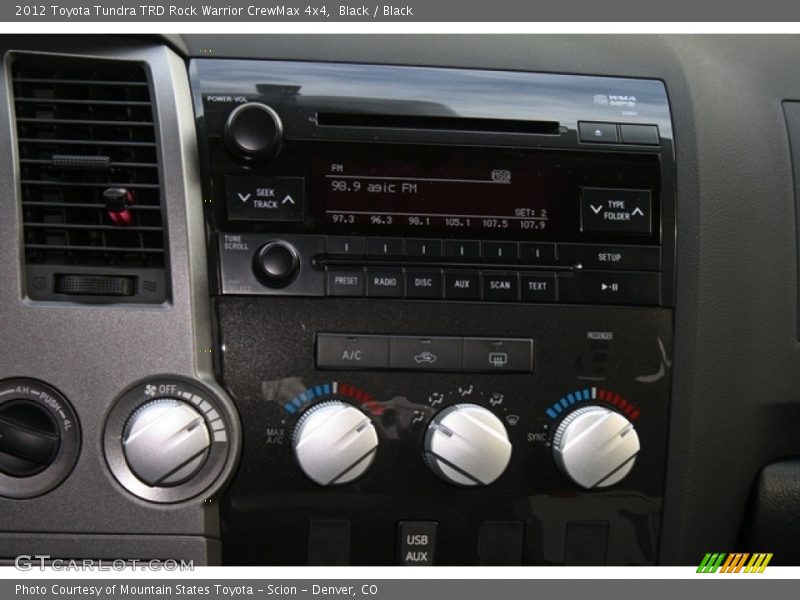 Black / Black 2012 Toyota Tundra TRD Rock Warrior CrewMax 4x4
