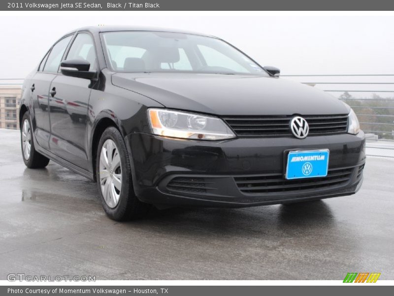 Black / Titan Black 2011 Volkswagen Jetta SE Sedan