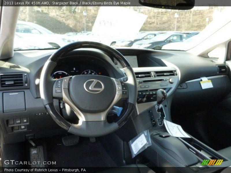 Stargazer Black / Black/Ebony Birds Eye Maple 2013 Lexus RX 450h AWD
