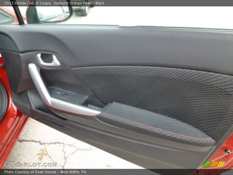 Sunburst Orange Pearl / Black 2013 Honda Civic Si Coupe