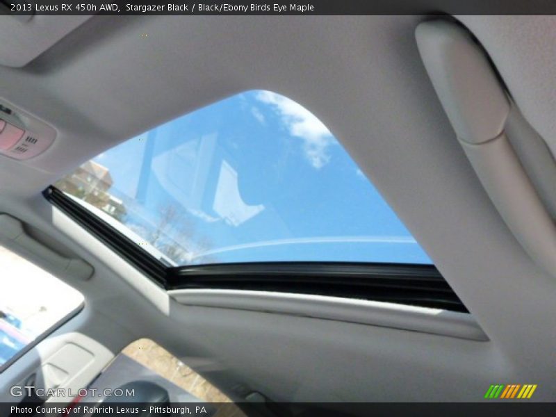 Stargazer Black / Black/Ebony Birds Eye Maple 2013 Lexus RX 450h AWD