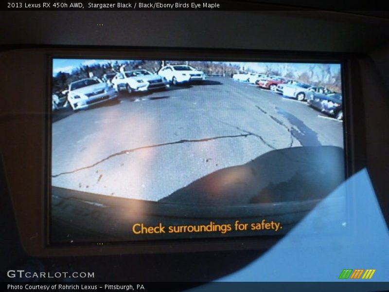 Stargazer Black / Black/Ebony Birds Eye Maple 2013 Lexus RX 450h AWD