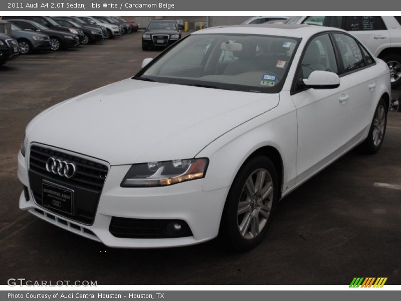 Ibis White / Cardamom Beige 2011 Audi A4 2.0T Sedan