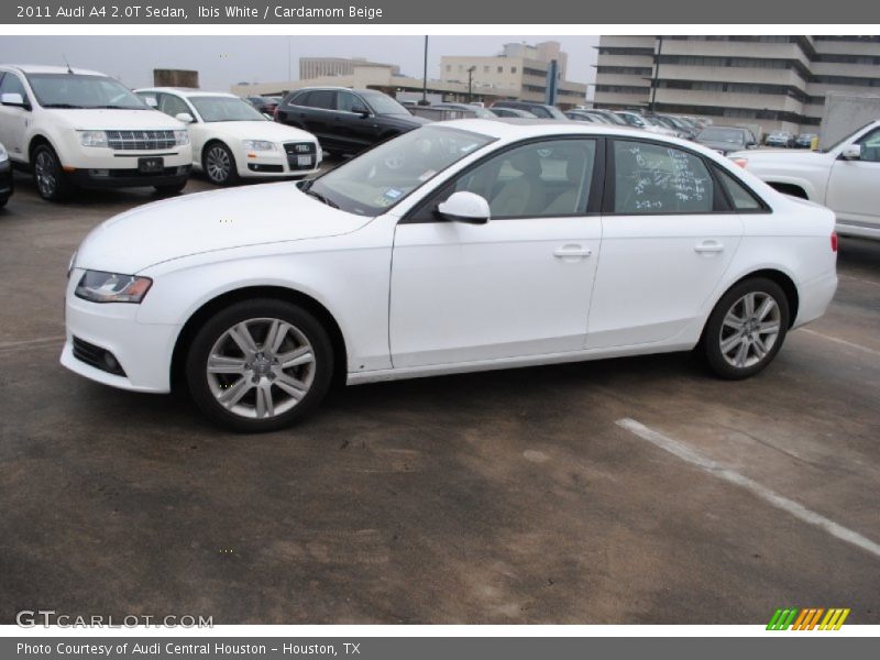 Ibis White / Cardamom Beige 2011 Audi A4 2.0T Sedan