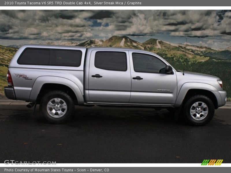 Silver Streak Mica / Graphite 2010 Toyota Tacoma V6 SR5 TRD Double Cab 4x4