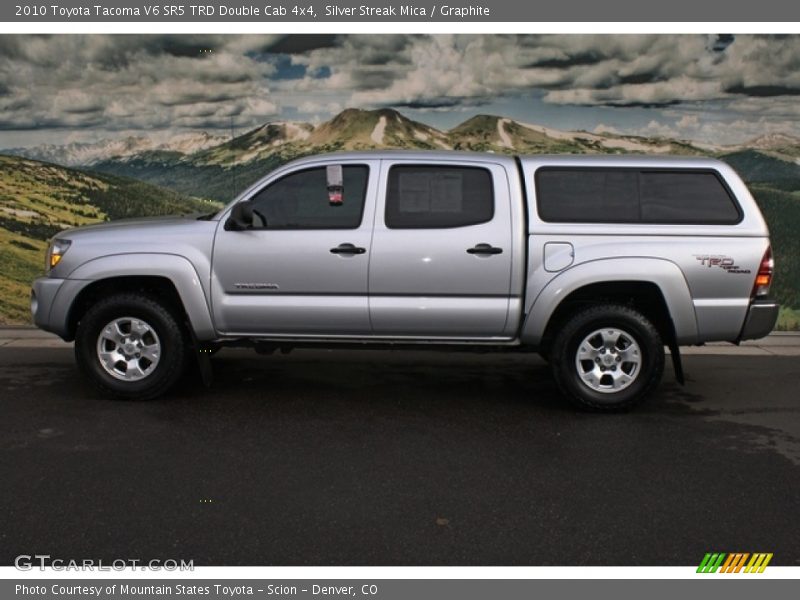 Silver Streak Mica / Graphite 2010 Toyota Tacoma V6 SR5 TRD Double Cab 4x4