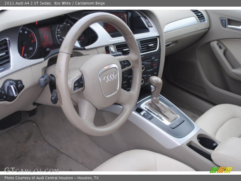 Ibis White / Cardamom Beige 2011 Audi A4 2.0T Sedan