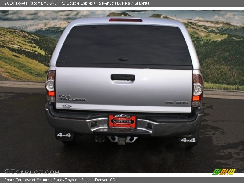 Silver Streak Mica / Graphite 2010 Toyota Tacoma V6 SR5 TRD Double Cab 4x4