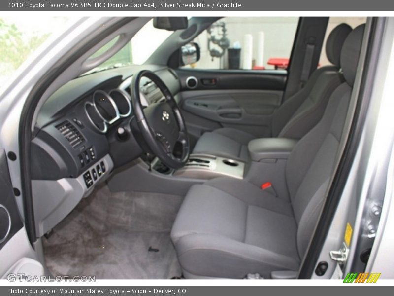 Silver Streak Mica / Graphite 2010 Toyota Tacoma V6 SR5 TRD Double Cab 4x4