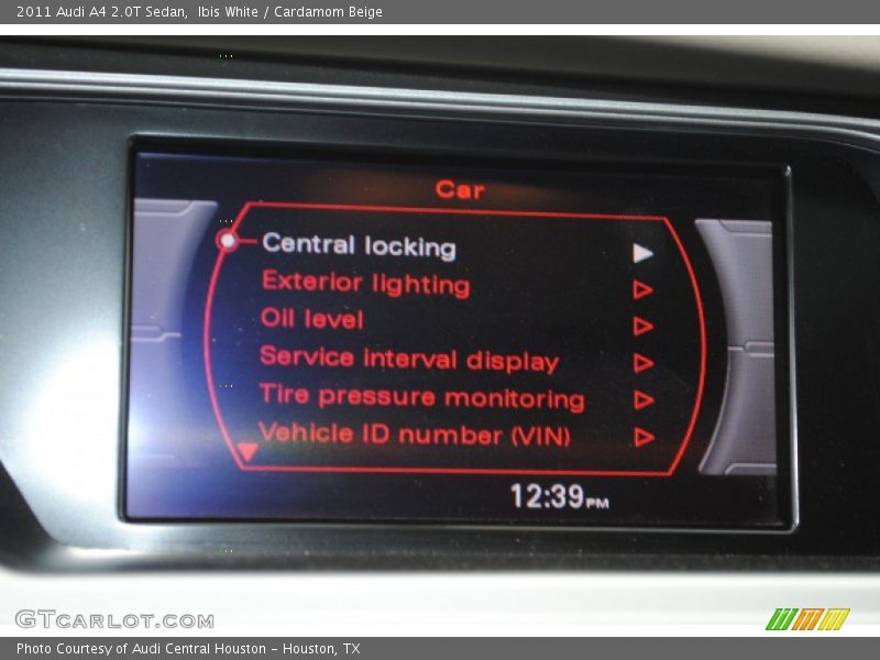 Ibis White / Cardamom Beige 2011 Audi A4 2.0T Sedan