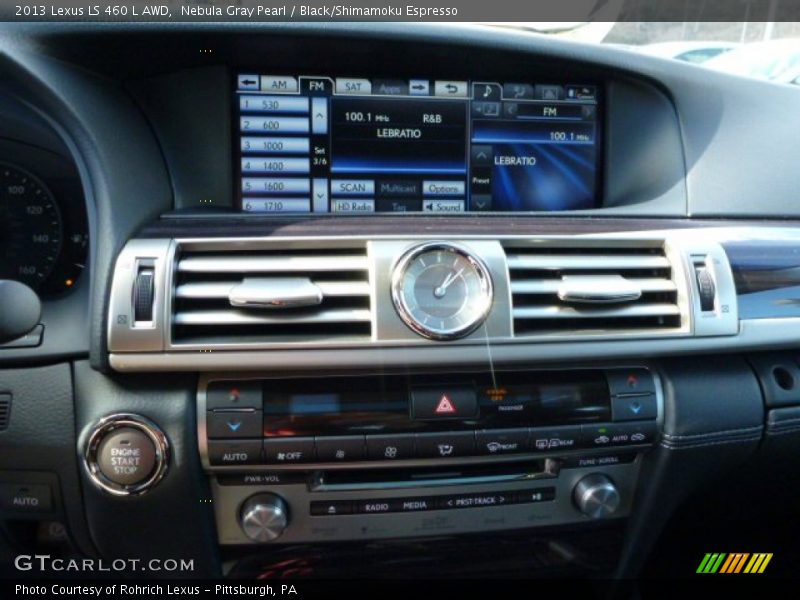 Controls of 2013 LS 460 L AWD