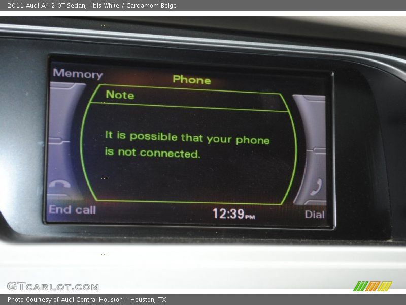 Ibis White / Cardamom Beige 2011 Audi A4 2.0T Sedan