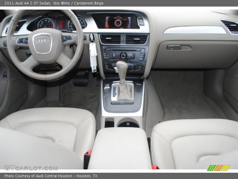 Ibis White / Cardamom Beige 2011 Audi A4 2.0T Sedan
