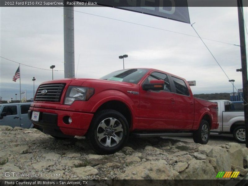 Race Red / Black 2012 Ford F150 FX2 SuperCrew