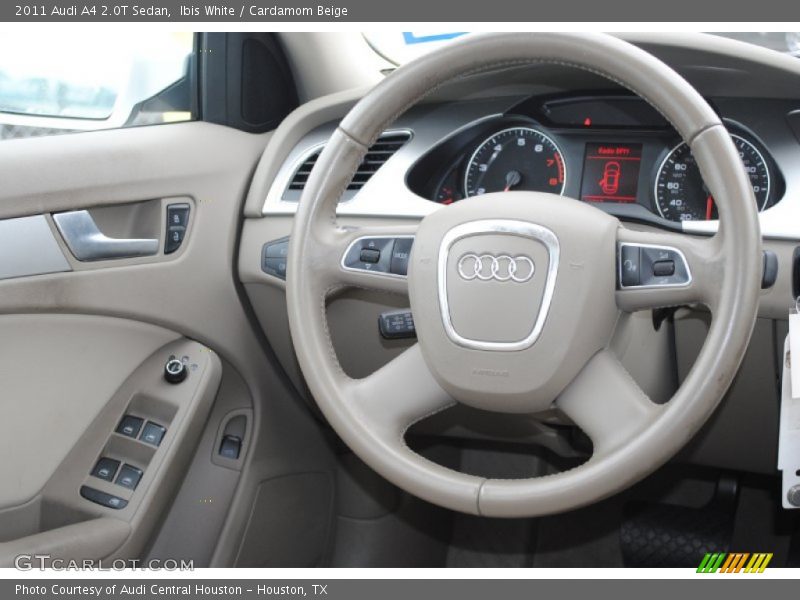 Ibis White / Cardamom Beige 2011 Audi A4 2.0T Sedan