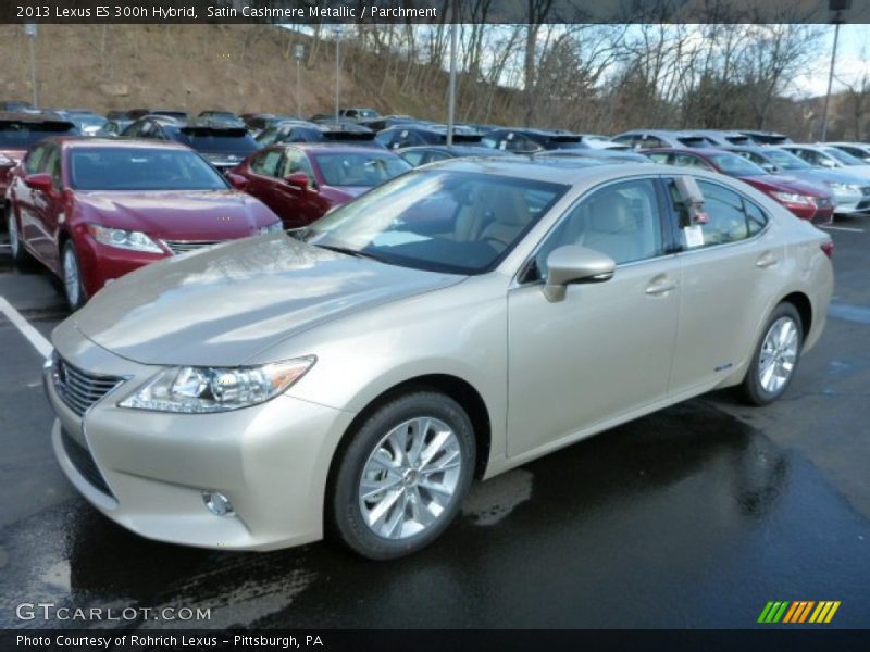 Satin Cashmere Metallic / Parchment 2013 Lexus ES 300h Hybrid