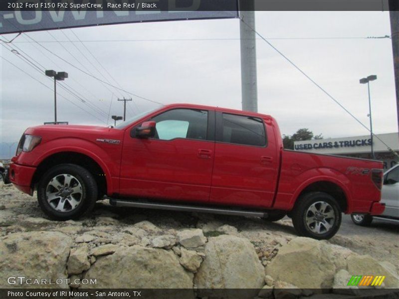 Race Red / Black 2012 Ford F150 FX2 SuperCrew