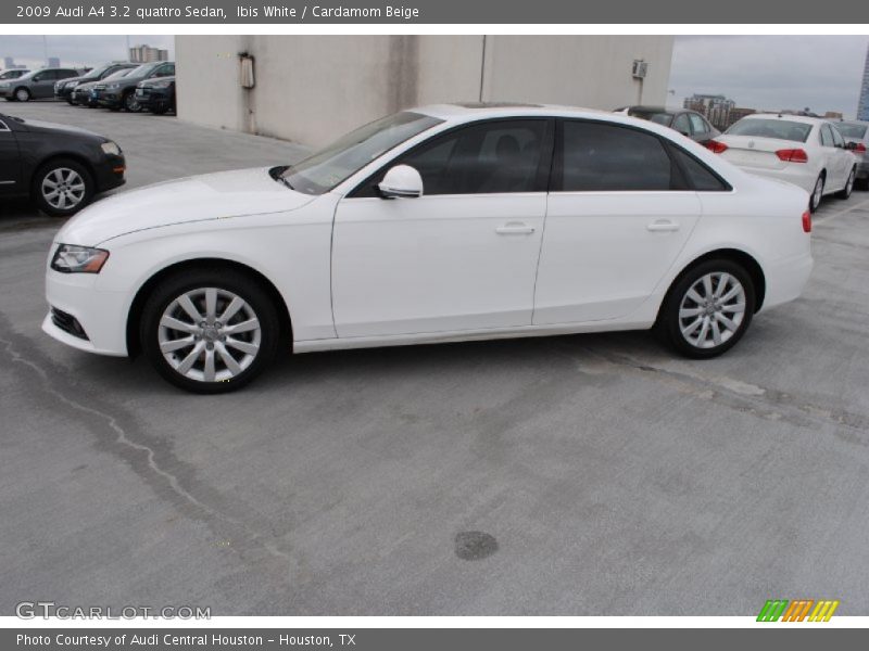 Ibis White / Cardamom Beige 2009 Audi A4 3.2 quattro Sedan