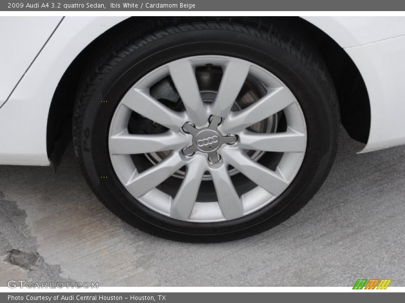 Ibis White / Cardamom Beige 2009 Audi A4 3.2 quattro Sedan