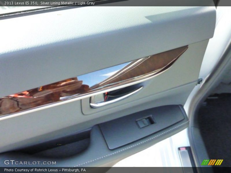 Silver Lining Metallic / Light Gray 2013 Lexus ES 350