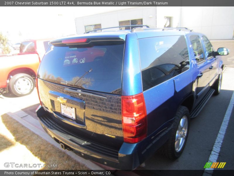 Bermuda Blue Metallic / Light Titanium/Dark Titanium 2007 Chevrolet Suburban 1500 LTZ 4x4