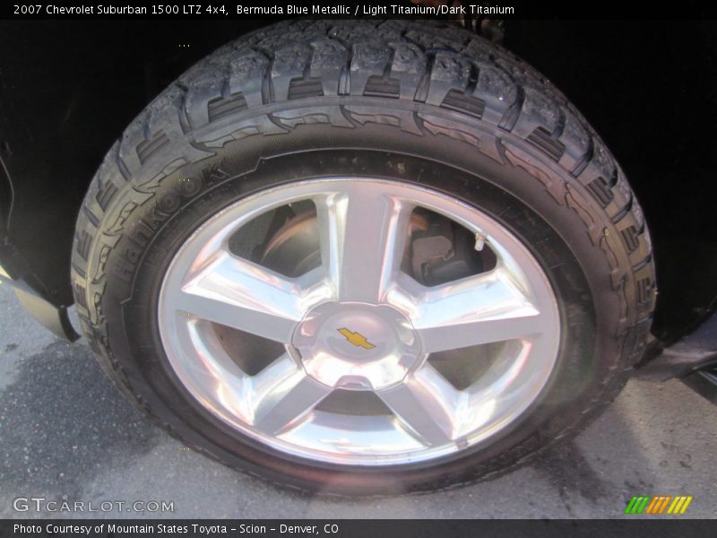 Bermuda Blue Metallic / Light Titanium/Dark Titanium 2007 Chevrolet Suburban 1500 LTZ 4x4