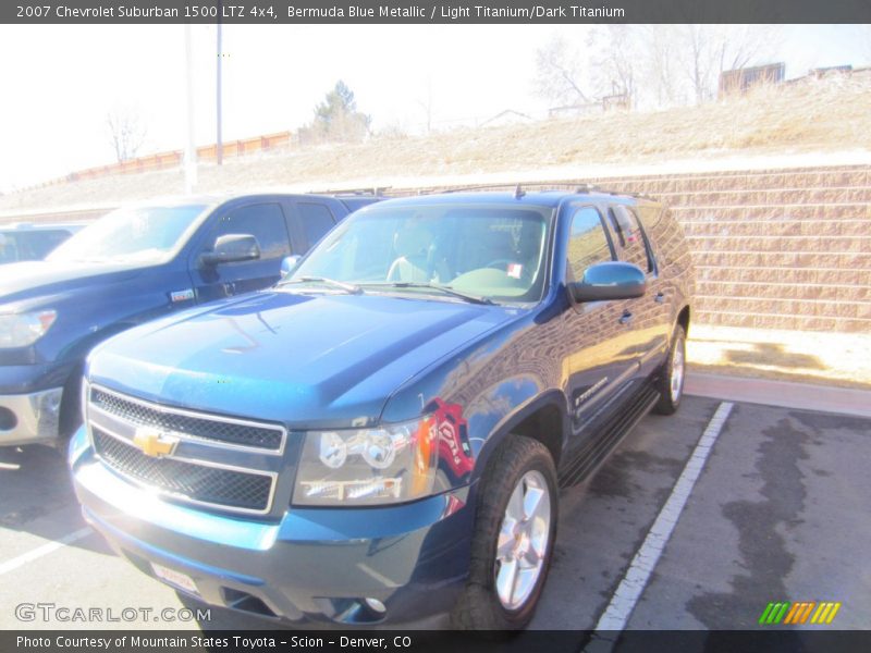 Bermuda Blue Metallic / Light Titanium/Dark Titanium 2007 Chevrolet Suburban 1500 LTZ 4x4
