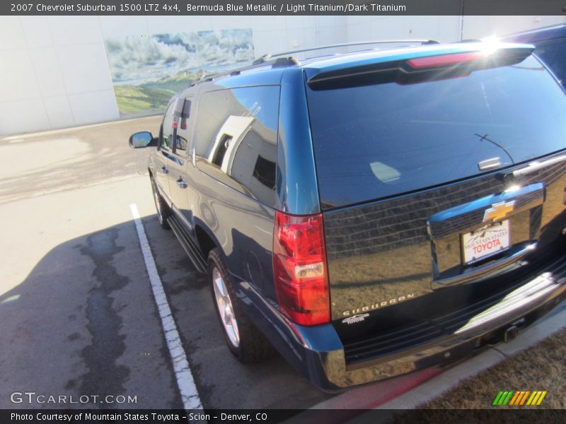 Bermuda Blue Metallic / Light Titanium/Dark Titanium 2007 Chevrolet Suburban 1500 LTZ 4x4