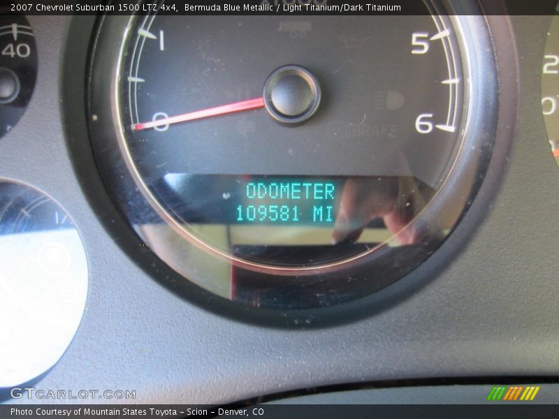 Bermuda Blue Metallic / Light Titanium/Dark Titanium 2007 Chevrolet Suburban 1500 LTZ 4x4