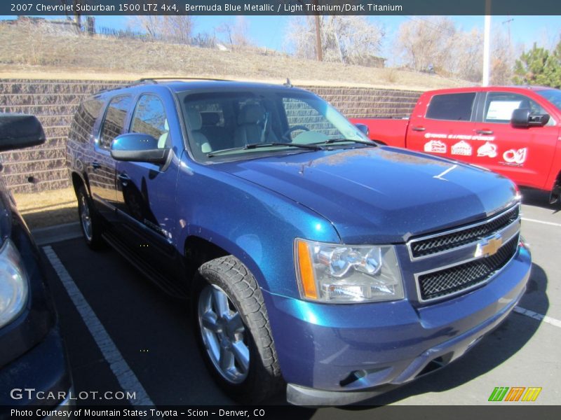 Bermuda Blue Metallic / Light Titanium/Dark Titanium 2007 Chevrolet Suburban 1500 LTZ 4x4