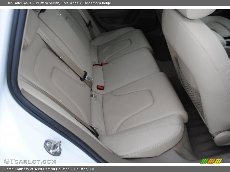Rear Seat of 2009 A4 3.2 quattro Sedan