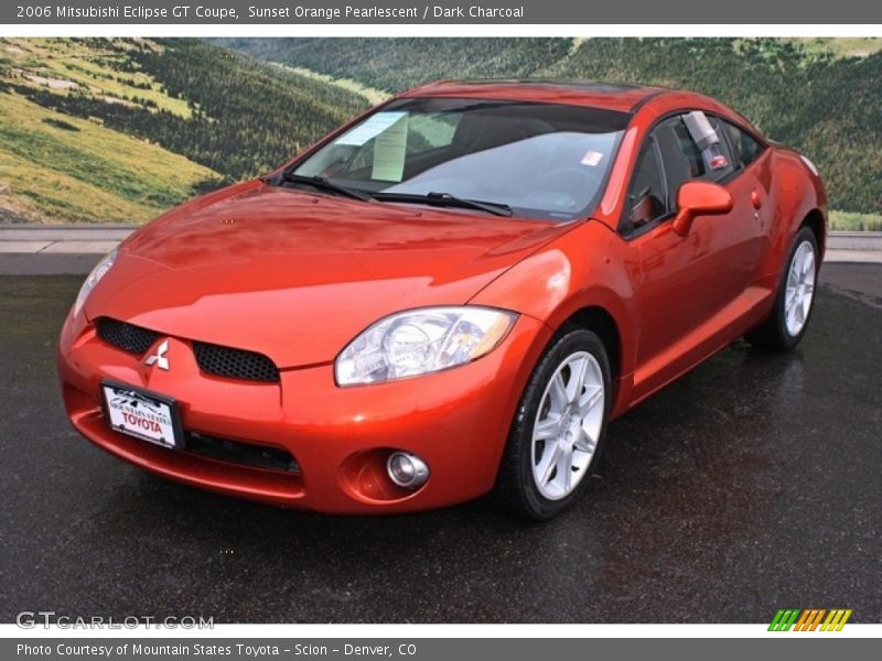 Sunset Orange Pearlescent / Dark Charcoal 2006 Mitsubishi Eclipse GT Coupe