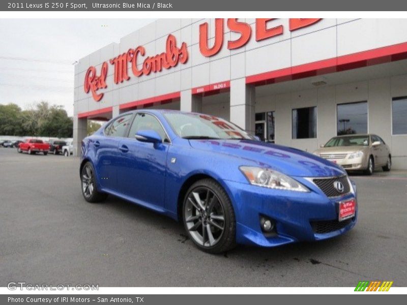 Ultrasonic Blue Mica / Black 2011 Lexus IS 250 F Sport