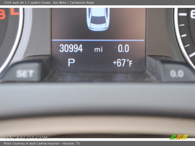 Ibis White / Cardamom Beige 2009 Audi A4 3.2 quattro Sedan