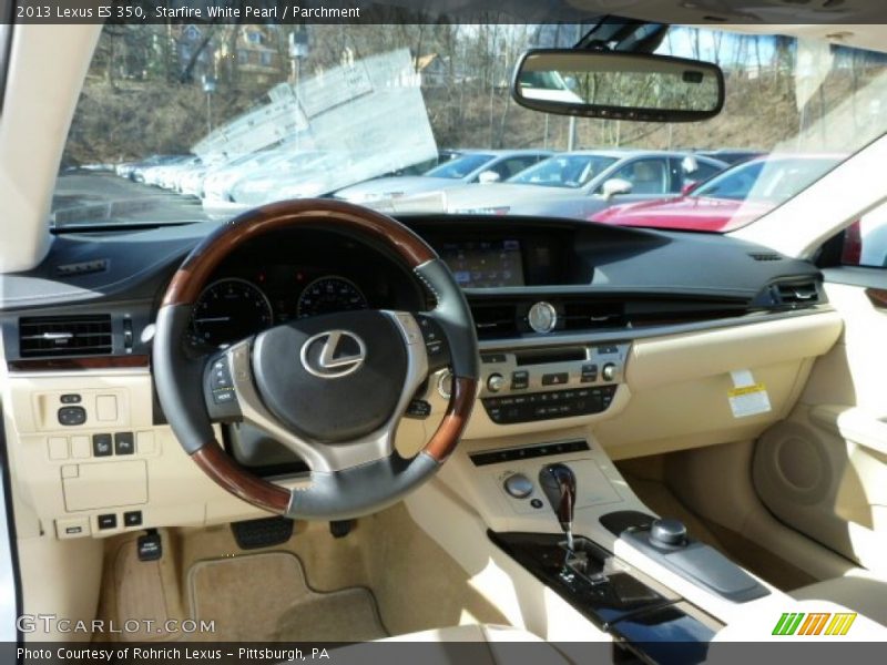 Starfire White Pearl / Parchment 2013 Lexus ES 350