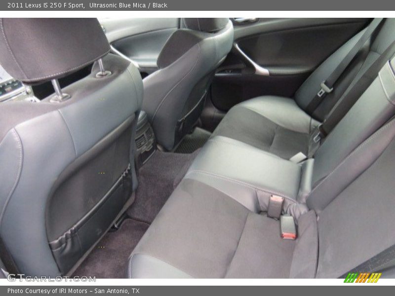 Rear Seat of 2011 IS 250 F Sport