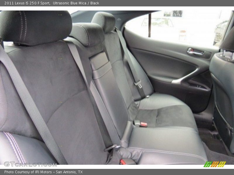 Rear Seat of 2011 IS 250 F Sport