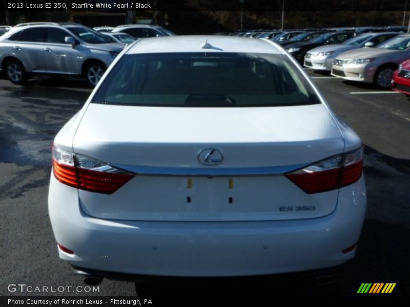 Starfire White Pearl / Black 2013 Lexus ES 350