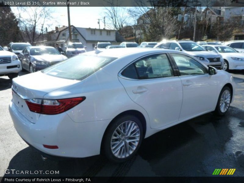 Starfire White Pearl / Black 2013 Lexus ES 350