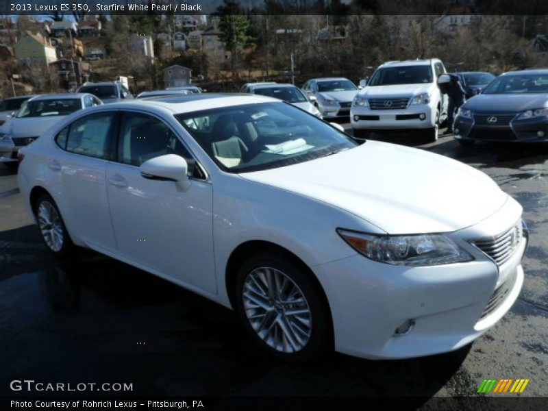 Starfire White Pearl / Black 2013 Lexus ES 350