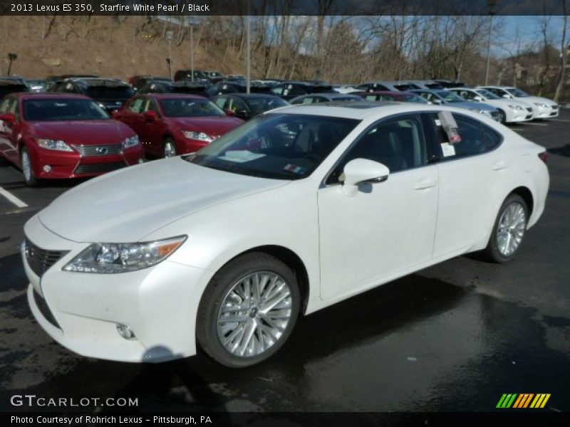 Starfire White Pearl / Black 2013 Lexus ES 350