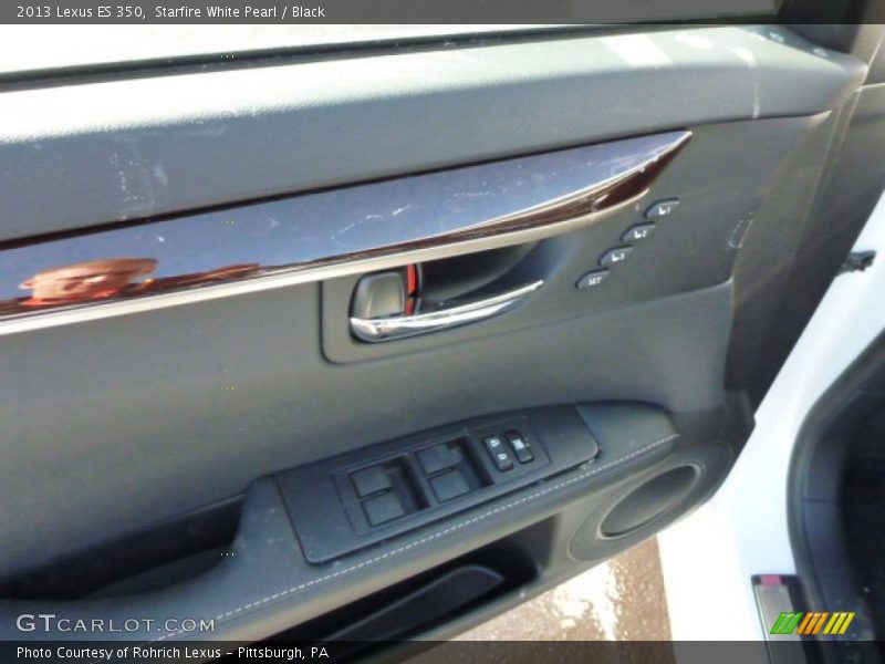 Starfire White Pearl / Black 2013 Lexus ES 350