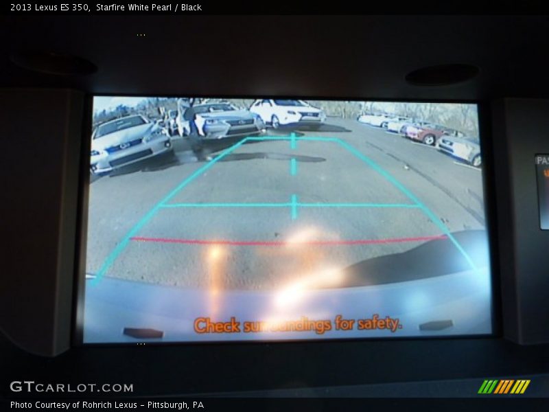 Starfire White Pearl / Black 2013 Lexus ES 350