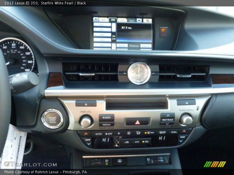 Starfire White Pearl / Black 2013 Lexus ES 350