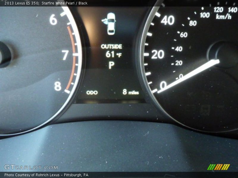 Starfire White Pearl / Black 2013 Lexus ES 350