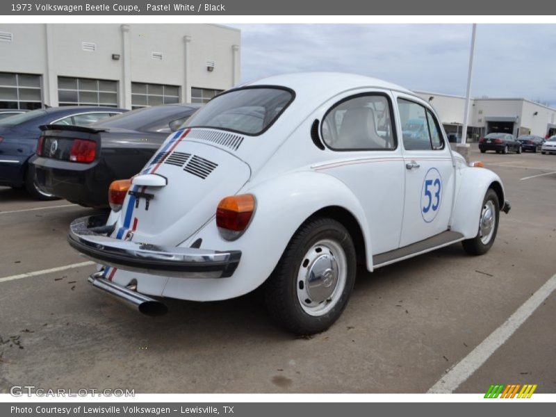 Pastel White / Black 1973 Volkswagen Beetle Coupe
