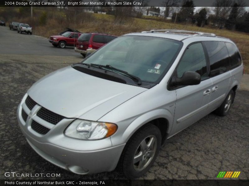 Bright Silver Metallic / Medium Slate Gray 2004 Dodge Grand Caravan SXT