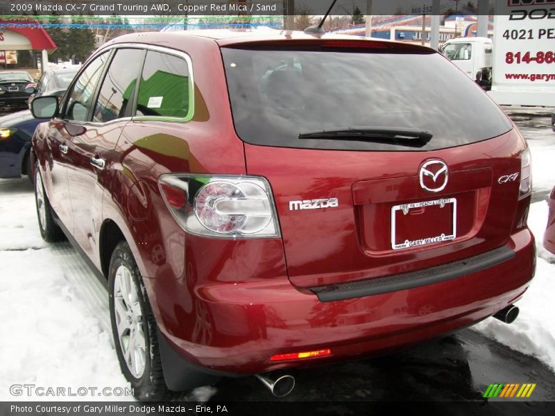 Copper Red Mica / Sand 2009 Mazda CX-7 Grand Touring AWD