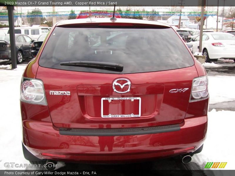 Copper Red Mica / Sand 2009 Mazda CX-7 Grand Touring AWD